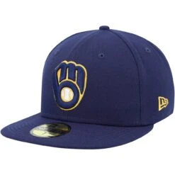 Men's Milwaukee Brewers New Era Navy 9/11 Memorial Side Patch 59FIFTY Fitted Hat -BigLeagueCaps Store 11 memorial side patch 59fifty fitted hat pi4402000 altimages ff 4402947 636c724eecd51b5131c8alt3 full