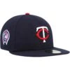 Men's Minnesota Twins New Era Navy 9/11 Memorial Side Patch 59FIFTY Fitted Hat -BigLeagueCaps Store 11 memorial side patch 59fifty fitted hat pi4402000 altimages ff 4402952 c670b263d116357866b1alt1 full