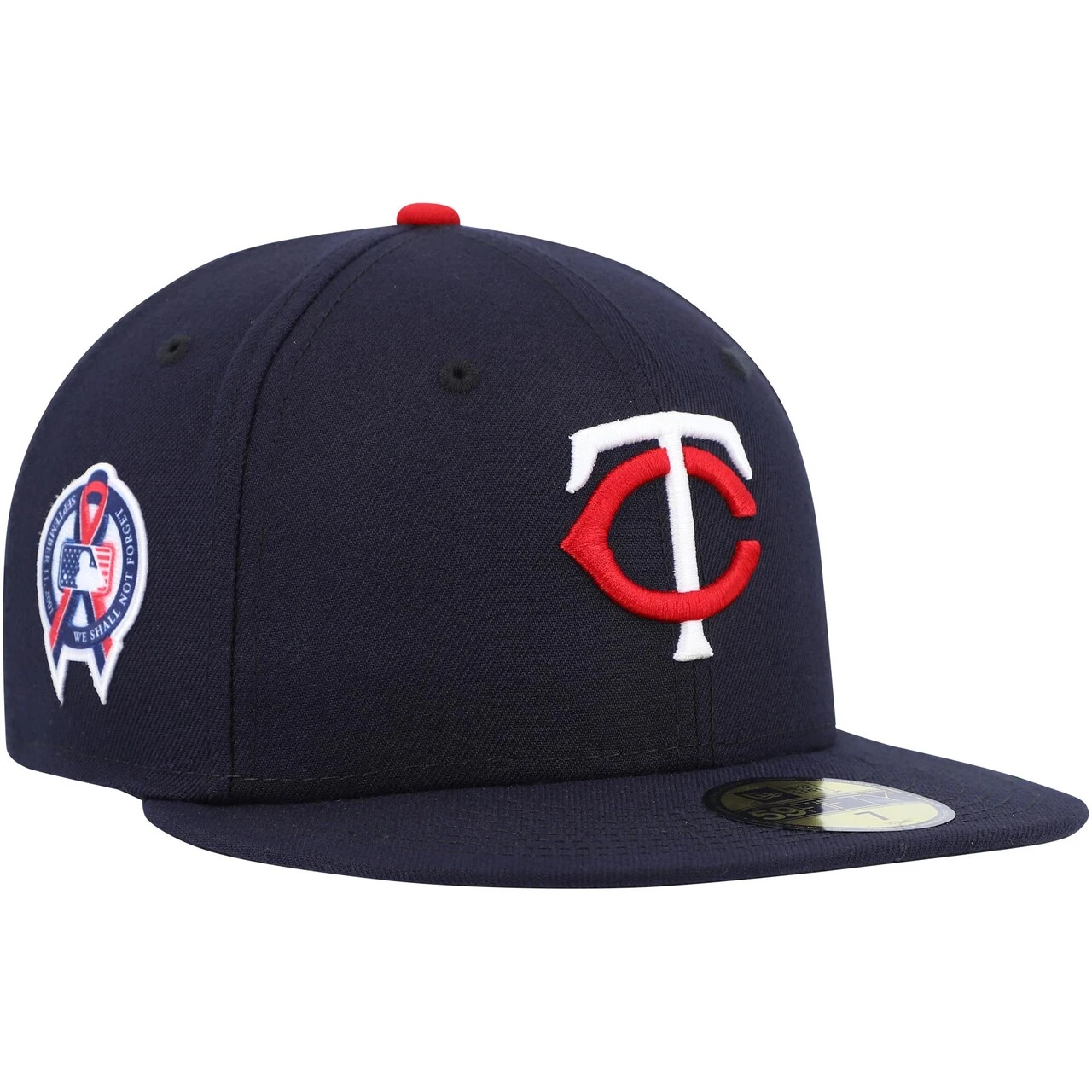 Men's Minnesota Twins New Era Navy 9/11 Memorial Side Patch 59FIFTY Fitted Hat 3 Men's Minnesota Twins New Era Navy 9/11 Memorial Side Patch 59FIFTY Fitted Hat