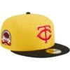 Men's Minnesota Twins New Era Yellow/Black Grilled 59FIFTY Fitted Hat 1 Men's Minnesota Twins New Era Yellow/Black Grilled 59FIFTY Fitted Hat -BigLeagueCaps Store black minnesota twins grilled 59fifty fitted hat ss5 p 200006675pv 1u qsj5barwctchxdbbj6fzv ucdizqmsex4jtxdgcebr