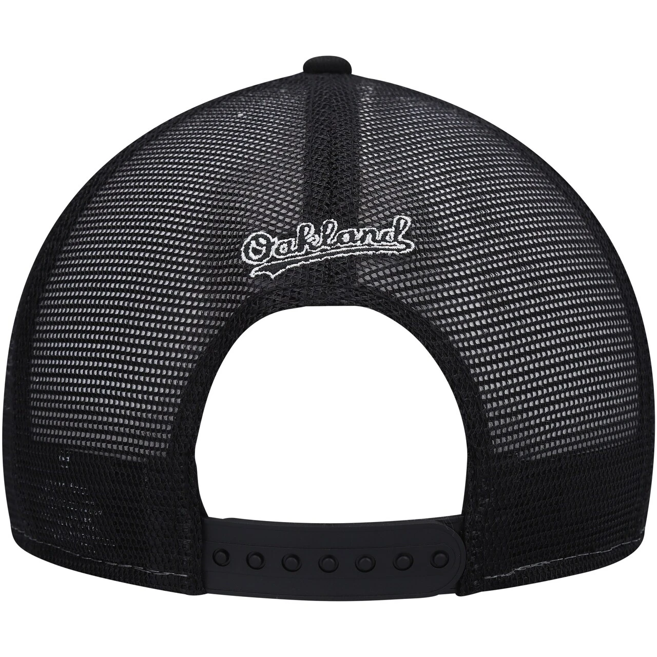 Men's Oakland Athletics New Era White/Black 2022 Clubhouse Trucker 9FIFTY Snapback Hat 6 Men's Oakland Athletics New Era White/Black 2022 Clubhouse Trucker 9FIFTY Snapback Hat - Image 4