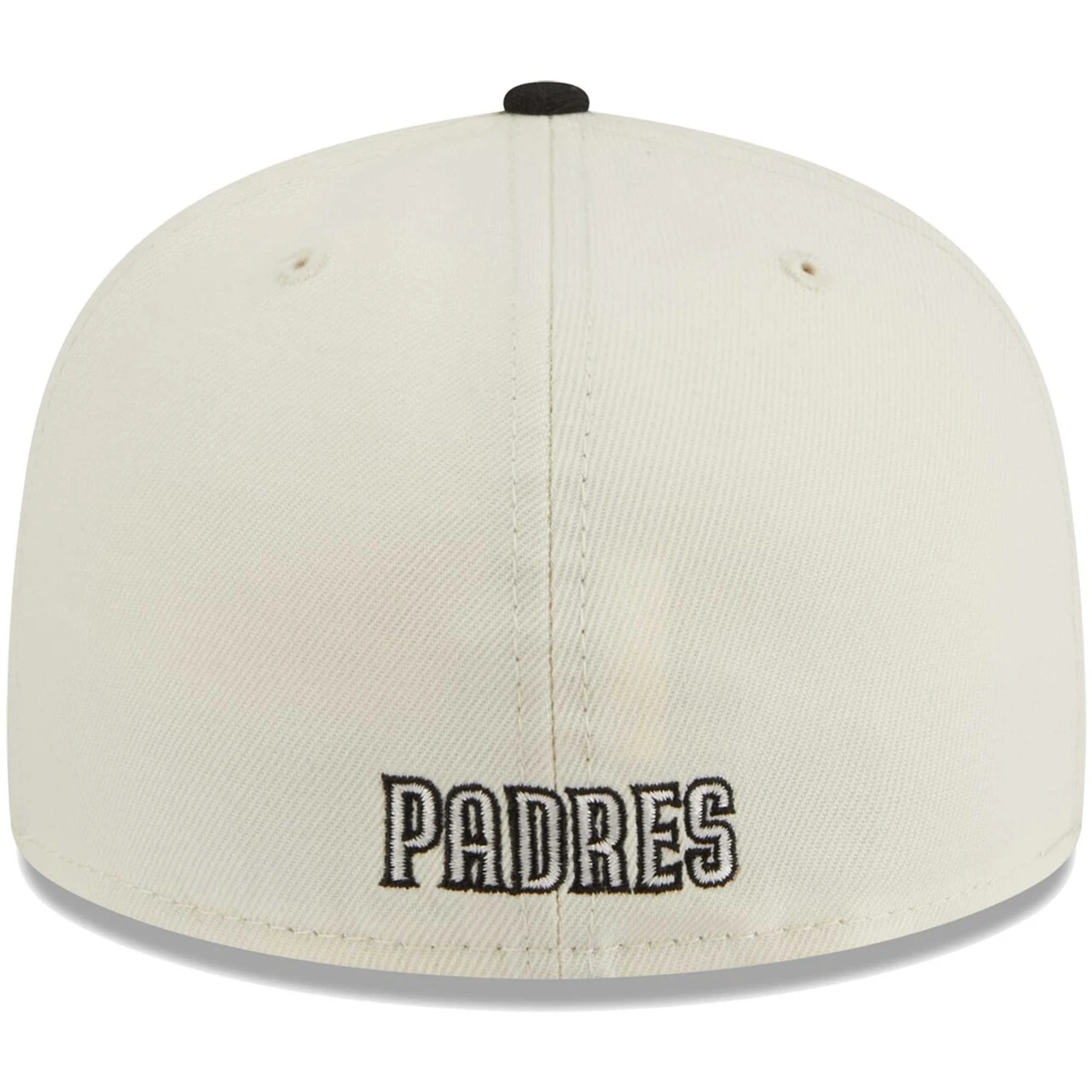 Men's San Diego Padres New Era Stone/Black Chrome 59FIFTY Fitted Hat 6 Men's San Diego Padres New Era Stone/Black Chrome 59FIFTY Fitted Hat - Image 4
