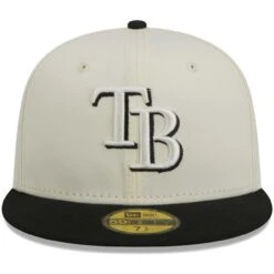 Men's Tampa Bay Rays New Era Stone/Black Chrome 59FIFTY Fitted Hat -BigLeagueCaps Store black tampa bay rays chrome 59fifty fitted hat ss5 p 200013228pv 2u eo0vmhp8awcjysntaugjv ipo5uoqn36aqfwghq6dq