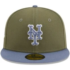 Men's New York Mets New Era Olive/Blue 59FIFTY Fitted Hat -BigLeagueCaps Store blue new york mets 59fifty fitted hat ss5 p 200013109pv 2u xpwa01mkn24jo4ptlrojv h2kieqvsidf0uhqlqool