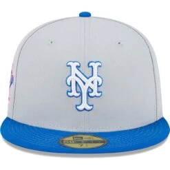 Men's New York Mets New Era Gray/Blue Dolphin 59FIFTY Fitted Hat -BigLeagueCaps Store blue new york mets dolphin 59fifty fitted hat ss5 p 200000345pv 2u mfnfp2srpwohkahat2zzv i0fbv97wcvb56ivved9h