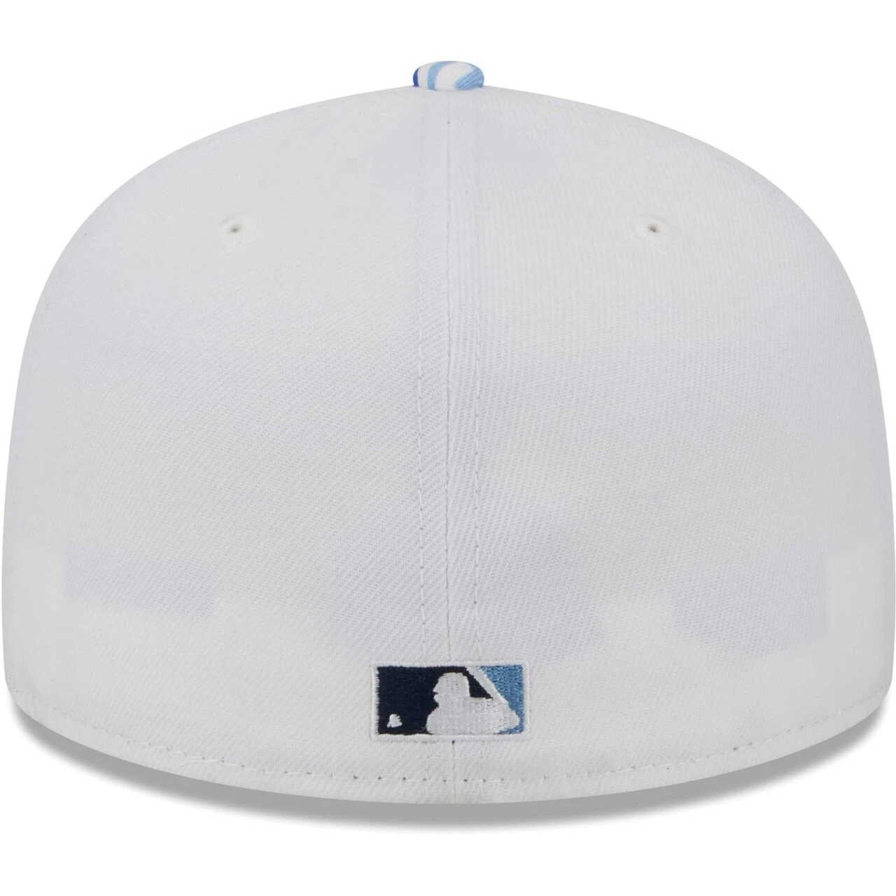 Men's Oakland Athletics New Era White/Blue Flamingo 59FIFTY Fitted Hat 6 Men's Oakland Athletics New Era White/Blue Flamingo 59FIFTY Fitted Hat - Image 4