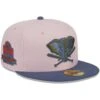 Men's Oakland Athletics New Era Pink/Blue Olive Undervisor 59FIFTY Fitted Hat -BigLeagueCaps Store blue oakland athletics olive undervisor 59fifty fitted hat ss5 p 200013164pv 1u ddtx0mtb5yakfxbuxnvcv bo7pyzmupd3d1zi52alc