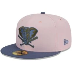 Men's Oakland Athletics New Era Pink/Blue Olive Undervisor 59FIFTY Fitted Hat -BigLeagueCaps Store blue oakland athletics olive undervisor 59fifty fitted hat ss5 p 200013164pv 3u ddtx0mtb5yakfxbuxnvcv iwyas7xnxep2wgm613yq
