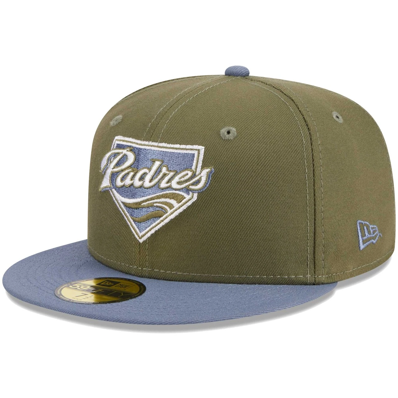 Men's San Diego Padres New Era Olive/Blue 59FIFTY Fitted Hat 5 Men's San Diego Padres New Era Olive/Blue 59FIFTY Fitted Hat - Image 3