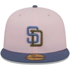 Men's San Diego Padres New Era Pink/Blue Olive Undervisor 59FIFTY Fitted Hat -BigLeagueCaps Store blue san diego padres olive undervisor 59fifty fitted hat ss5 p 200013167pv 2u pn8mmt0or9guvex8ob0pv rvowzfsf1pidqqcr0rkn