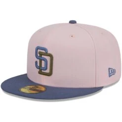 Men's San Diego Padres New Era Pink/Blue Olive Undervisor 59FIFTY Fitted Hat -BigLeagueCaps Store blue san diego padres olive undervisor 59fifty fitted hat ss5 p 200013167pv 3u pn8mmt0or9guvex8ob0pv q8unaur2izar3h477d52