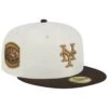 Men's New York Mets New Era White/Brown 1969 World Series 59FIFTY Fitted Hat -BigLeagueCaps Store brown new york mets 1969 world series 59fifty fitted hat ss5 p 200006622pv 1u ce8g0gic6byve90grbkdv u2kyeehpokt3altoi4nh