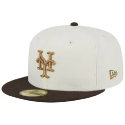 Men's New York Mets New Era White/Brown 1969 World Series 59FIFTY Fitted Hat -BigLeagueCaps Store brown new york mets 1969 world series 59fifty fitted hat ss5 p 200006622pv 3u ce8g0gic6byve90grbkdv iop6rv0xhlfs5iiivesa