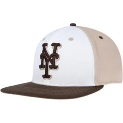 Men's New York Mets Pro Standard White/Brown Chocolate Ice Cream Drip Snapback Hat -BigLeagueCaps Store brown new york mets chocolate ice cream drip snapback hat ss5 p 200006420pv 3u smawhhuad5ufaj7uht7vv hhnifm7eiog3qkuqhfya