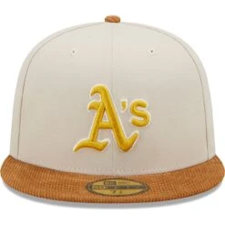 Men's Oakland Athletics New Era Cream/Brown Corduroy Visor 59FIFTY Fitted Hat -BigLeagueCaps Store brown oakland athletics corduroy visor 59fifty fitted hat ss5 p 4870339pv 2u jnnjsl9selivvivoa3blv heahufcp361tmam9tkjh