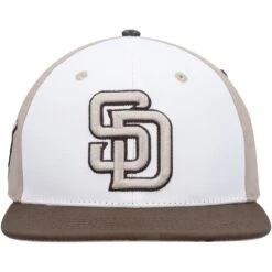 Men's San Diego Padres Pro Standard White/Brown Chocolate Ice Cream Drip Snapback Hat -BigLeagueCaps Store brown san diego padres chocolate ice cream drip snapback hat ss5 p 200006425pv 2u ndrenyaoczx7qsl5jymiv sqwr4n9n1hotnleuj4ty