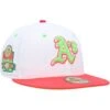 Men's Oakland Athletics New Era White/Coral 40th Anniversary Strawberry Lolli 59FIFTY Fitted Hat -BigLeagueCaps Store coral oakland athletics 40th anniversary strawberry lolli 59fifty fitted hat ss5 p 4770964pv 1u og1khq8biz5phd90gpcgv kovlcp6pdlmcupnzf9sv