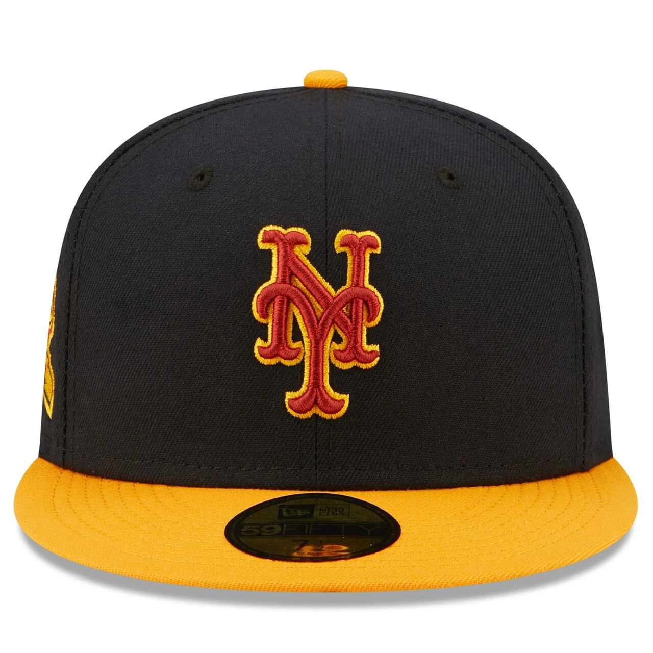Men's New York Mets New Era Navy/Gold 40th Anniversary Primary Logo 59FIFTY Fitted Hat 4 Men's New York Mets New Era Navy/Gold 40th Anniversary Primary Logo 59FIFTY Fitted Hat - Image 2