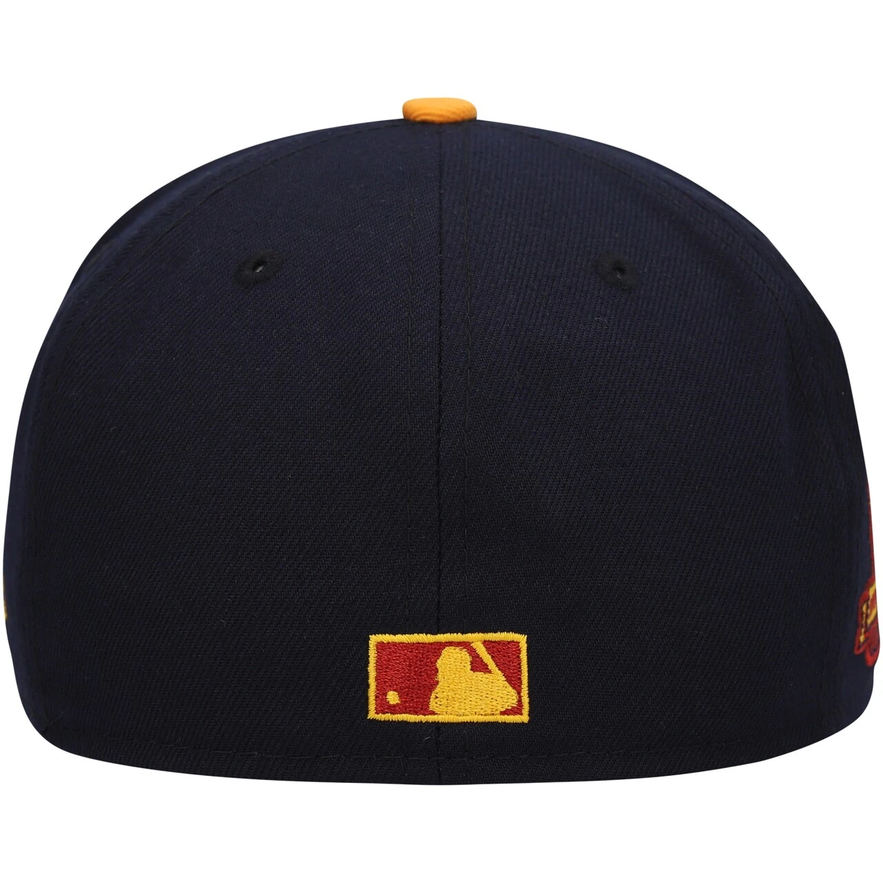 Men's Oakland Athletics New Era Navy/Gold Primary Logo 59FIFTY Fitted Hat 6 Men's Oakland Athletics New Era Navy/Gold Primary Logo 59FIFTY Fitted Hat - Image 4