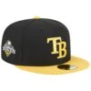 Men's Tampa Bay Rays New Era Black/Gold 59FIFTY Fitted Hat -BigLeagueCaps Store gold tampa bay rays 59fifty fitted hat ss5 p 200015990pv 1u nyt2k0u3jzrfmgiadqchv xstnxhebn62yvhxprizt