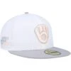 Men's Milwaukee Brewers New Era White/Gray 1982 World Series Side Patch Peach Undervisor 59FIFTY Fitted Hat -BigLeagueCaps Store gray milwaukee brewers 1982 world series side patch peach undervisor 59fifty fitted hat ss5 p 4596886pv 1u nlrn0fzsuvottoxx8ex4v ddxkdsspfvvxlaczkdyo
