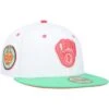 Men's Milwaukee Brewers New Era White/Green 1982 World Series Watermelon Lolli 59FIFTY Fitted Hat -BigLeagueCaps Store green milwaukee brewers 1982 world series watermelon lolli 59fifty fitted hat ss5 p 4784157pv 1u ntvmegziiivbk3s11jkgv xi2dymsd5odkbnsqcqnm