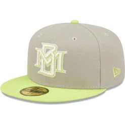 Men's Milwaukee Brewers New Era Gray/Green 25th Anniversary Cyber 59FIFTY Fitted Hat -BigLeagueCaps Store green milwaukee brewers 25th anniversary cyber 59fifty fitted hat pi4691000 altimages ff 4691834 a14f942f1e53211a7c1dalt3 full