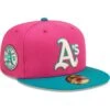 Men's Oakland Athletics New Era Pink/Green Cooperstown Collection 1972 World Series Passion Forest 59FIFTY Fitted Hat -BigLeagueCaps Store green oakland athletics cooperstown collection 1972 world series passion forest 59fifty fitted hat ss5 p 4789440pv 1u wwyk7u5xqt213drg3ng2v rz3cxktl6kpmdv25x68v