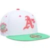 Men's Oakland Athletics New Era White/Green Watermelon Lolli 59FIFTY Fitted Hat 2 Men's Oakland Athletics New Era White/Green Watermelon Lolli 59FIFTY Fitted Hat -BigLeagueCaps Store green oakland athletics watermelon lolli 59fifty fitted hat ss5 p 4784161pv 1u y80myeob4ejstt57ku78v yiptfcuxbw2hnhputvn2