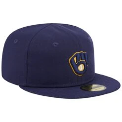 Infant Milwaukee Brewers New Era Navy My First 59FIFTY Fitted Hat -BigLeagueCaps Store infant new era navy milwaukee brewers my first 59fifty fitted hat ss5 p 4418037pv 3u bk9q2qgzig6q4n8ptvpiv chkshb5xxwsrvazfl5qb