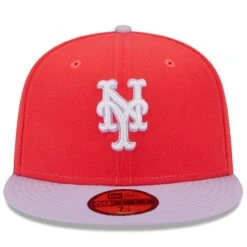 Men's New York Mets New Era Red/Lavender Spring Color Two-Tone 59FIFTY Fitted Hat -BigLeagueCaps Store lavender new york mets spring color two tone 59fifty fitted hat ss5 p 5000247pv 2u s24uovi2dgs9byxpdr1ev c5xdvxtxgdpx9cxjy2ar