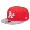 Men's Oakland Athletics New Era Red/Lavender Spring Color Two-Tone 59FIFTY Fitted Hat 2 Men's Oakland Athletics New Era Red/Lavender Spring Color Two-Tone 59FIFTY Fitted Hat -BigLeagueCaps Store lavender oakland athletics spring color two tone 59fifty fitted hat ss5 p 5000253pv 1u 6qjbgu9744dz5yjqjz7hv omx8djww8trugq3wwwfh