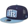 Men's Tampa Bay Rays New Era Navy/Light Blue Logo Zoom Trucker 9FIFTY Snapback Hat -BigLeagueCaps Store light blue tampa bay rays logo zoom trucker 9fifty snapback hat pi4640000 altimages ff 4640799 e244888bfd3b5ebcfa7calt1 full