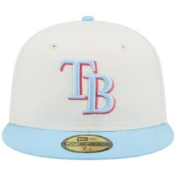 Men's Tampa Bay Rays New Era Cream/Light Blue Spring Color Two-Tone 59FIFTY Fitted Hat -BigLeagueCaps Store light blue tampa bay rays spring color two tone 59fifty fitted hat ss5 p 5000274pv 2u ykosm7reajnaxdc4jobxv grsa6du92poftrffh55b