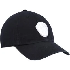 Men's Milwaukee Brewers Black '47 Challenger Adjustable Hat -BigLeagueCaps Store mens 47 black milwaukee brewers challenger adjustable hat pi4262000 altimages ff 4262880 b434618a6f196b1ca4b7alt3 full
