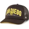 Men's San Diego Padres '47 Brown Backhaul Foam Trucker Snapback Hat -BigLeagueCaps Store mens 47 brown san diego padres backhaul foam trucker snapback hat ss5 p 5015152pv 1u lkzmx9qpnjn3idbs8pzhv qnk3maefhx0myfq41xrz