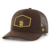 Men's San Diego Padres '47 Brown Ridgeline Tonal Patch Trucker Adjustable Hat -BigLeagueCaps Store mens 47 brown san diego padres ridgeline tonal patch trucker adjustable hat ss5 p 4982540pv 1u qdpljfyovtipzf97hukfv zpt0ubwf8plfca6vx2ez