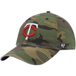 Men's Minnesota Twins '47 Camo Clean Up Adjustable Hat