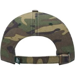Men's Oakland Athletics '47 Camo Team Clean Up Adjustable Hat -BigLeagueCaps Store mens 47 camo oakland athletics team clean up adjustable hat pi4113000 altimages ff 4113832 7f27c89bce6b207dd3c1alt4 full