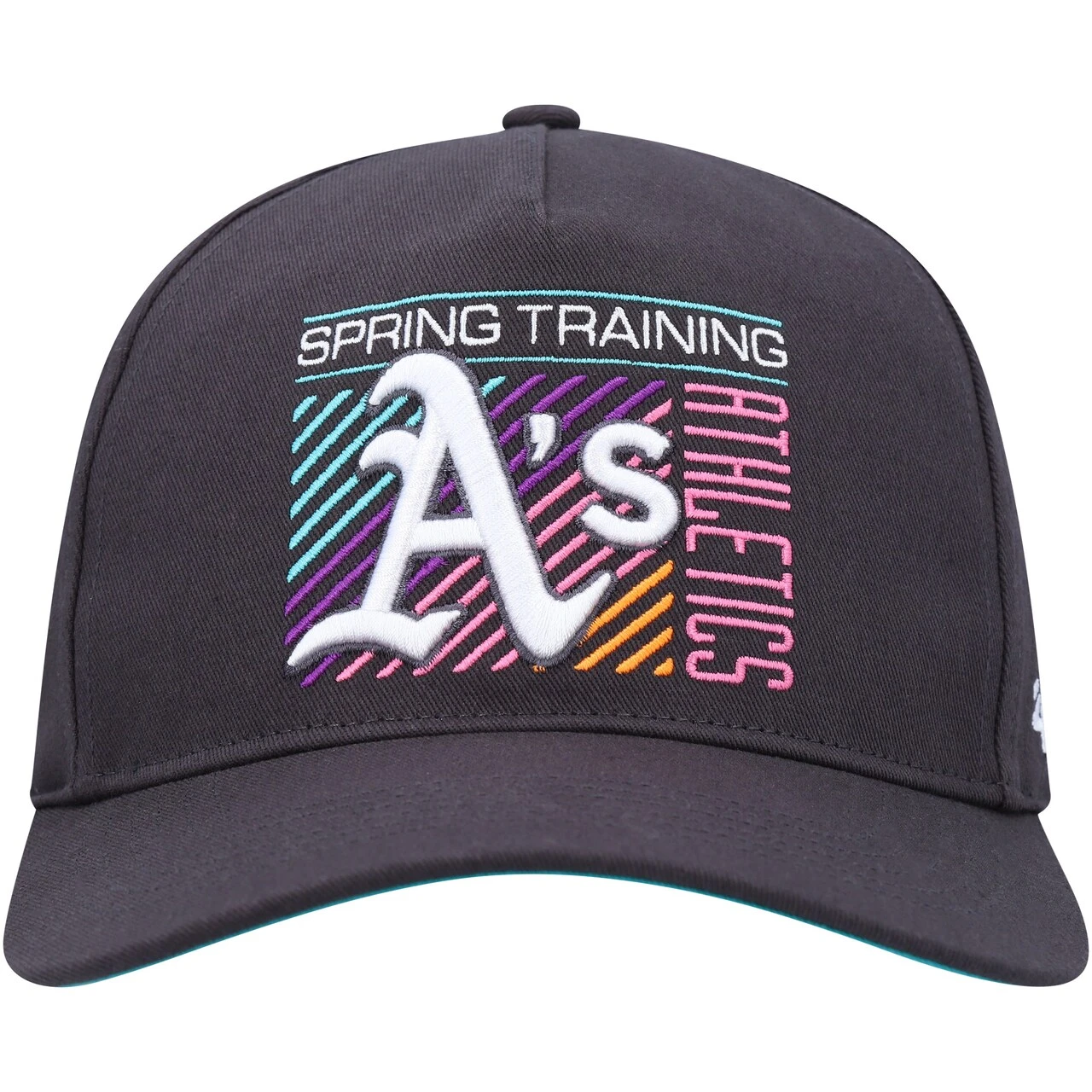 Men's Oakland Athletics '47 Charcoal 2023 Spring Training Reflex Hitch Snapback Hat 4 Men's Oakland Athletics '47 Charcoal 2023 Spring Training Reflex Hitch Snapback Hat - Image 2