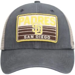 Men's San Diego Padres '47 Charcoal Four Stroke Clean Up Trucker Snapback Hat -BigLeagueCaps Store mens 47 charcoal san diego padres four stroke clean up trucker snapback hat ss5 p 200020447pv 2u a8v6drpqwo3pwblobmivv 6uc8obb9bifojllxa4xc