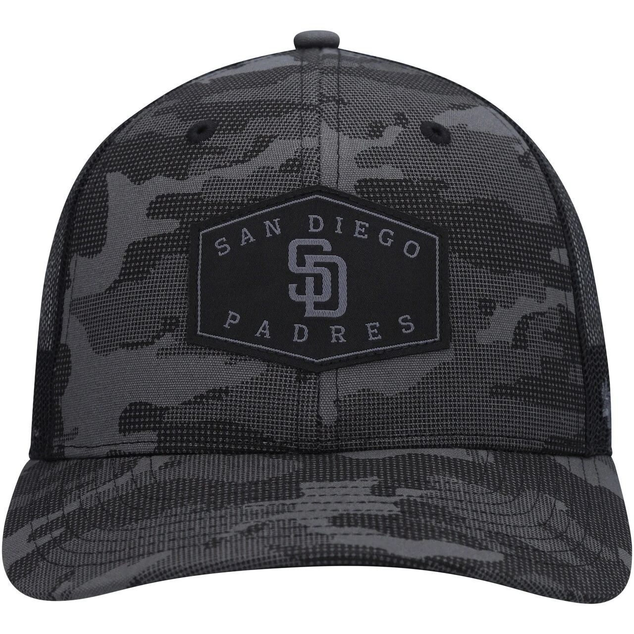 Men's San Diego Padres '47 Charcoal Tonal Camo Convoy Trucker Snapback Hat 4 Men's San Diego Padres '47 Charcoal Tonal Camo Convoy Trucker Snapback Hat - Image 2