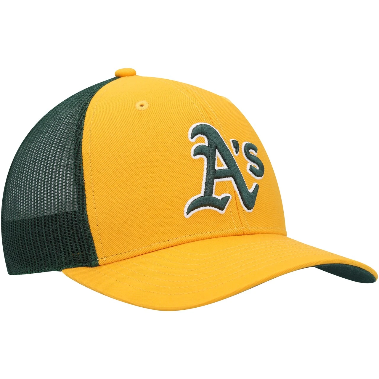 Men's Oakland Athletics '47 Gold Secondary Trucker Snapback Hat 5 Men's Oakland Athletics '47 Gold Secondary Trucker Snapback Hat - Image 3