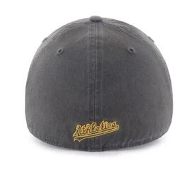 Men's Oakland Athletics '47 Graphite Franchise Fitted Hat -BigLeagueCaps Store mens 47 graphite oakland athletics franchise fitted hat pi3853000 altimages ff 3853434 992e1c7b3dc02ec6fdfbalt2 full
