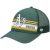 Men's Oakland Athletics '47 Green Cumberland Trucker Snapback Hat -BigLeagueCaps Store mens 47 green oakland athletics cumberland trucker snapback hat pi4710000 altimages ff 4710531 ec75afdc198923bd4622alt1 full