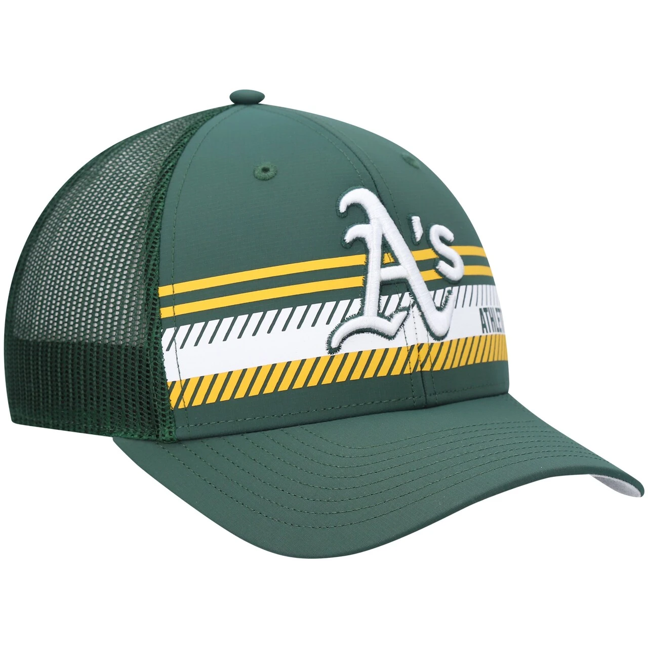 Men's Oakland Athletics '47 Green Cumberland Trucker Snapback Hat 5 Men's Oakland Athletics '47 Green Cumberland Trucker Snapback Hat - Image 3