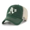Men's Oakland Athletics '47 Green Trawler Clean Up Trucker Hat -BigLeagueCaps Store mens 47 green oakland athletics trawler clean up trucker hat pi3428000 altimages ff 3428843 783e1c6ee1050c4d1972alt1 full