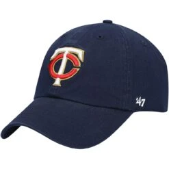 Men's Minnesota Twins '47 Navy Alternate Logo Clean Up Adjustable Hat