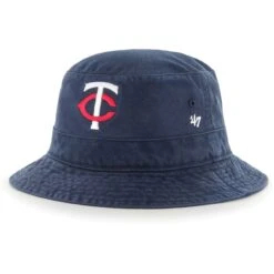 Men's Minnesota Twins '47 Navy Primary Bucket Hat