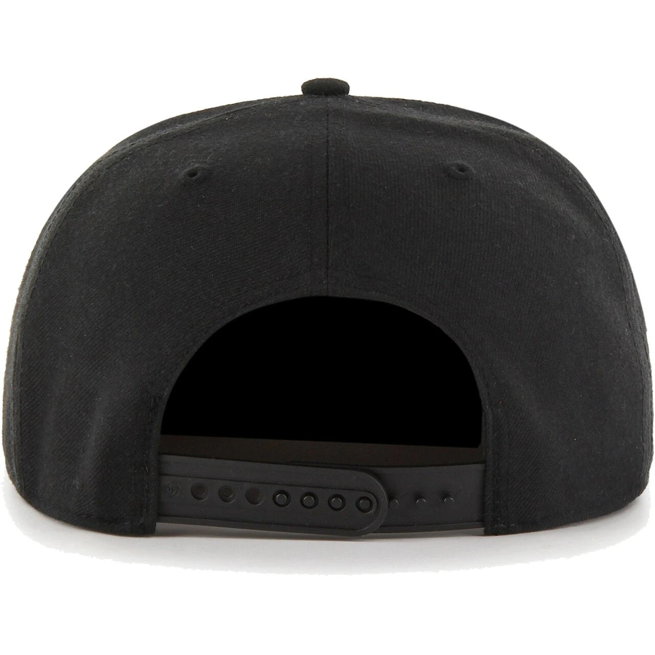 Men's New York Mets '47 Black On Black Sure Shot Captain Snapback Hat 5 Men's New York Mets '47 Black On Black Sure Shot Captain Snapback Hat - Image 3